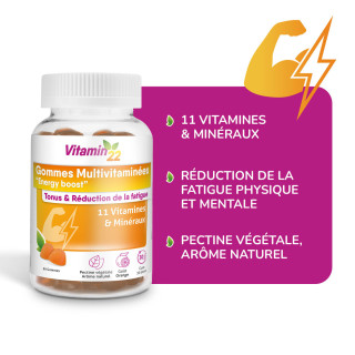 GOMMES MULTIVITAMINÉES "Energy boost"