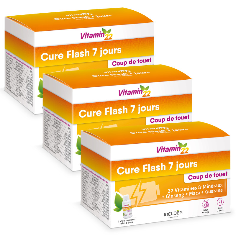 Vitamin'22 - Cure Flash lot de 3