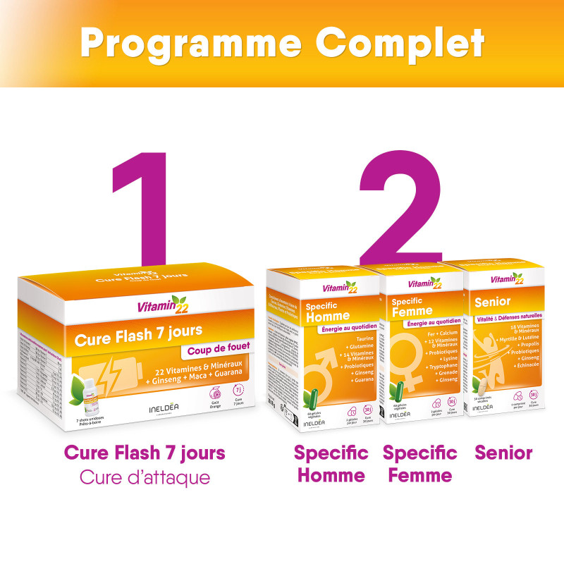 Vitamin'22 - Cure Flash - Programme complet