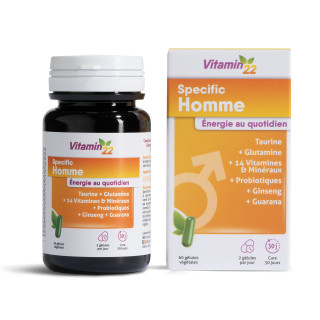 Programme Vitaminé Homme contient Cure Flash + Specific Homme