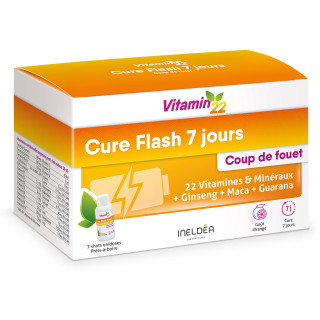 VITAMIN'22 Cure flash - 7 jours pour se booster - Goût Orange. VITAMIN'22 Cure flash - 7 jours pour se booster - Goût Orange.