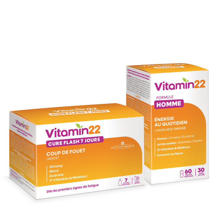 Programme Vitaminé Homme contient Cure Flash + Specific Homme