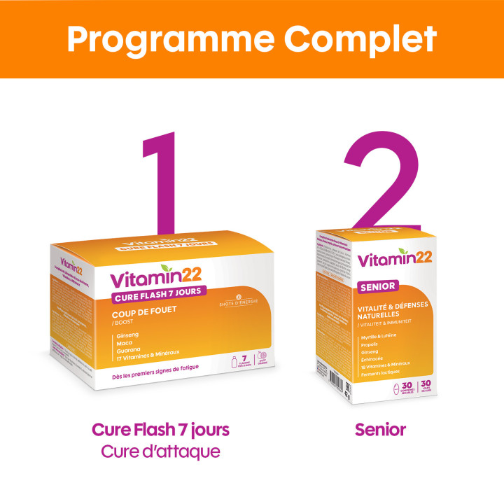 Programme Vitaminé Senior - Cure Flash + Senior