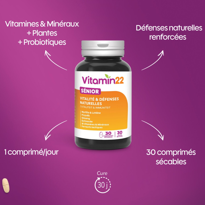 Programme Vitaminé Senior - Cure Flash + Senior
