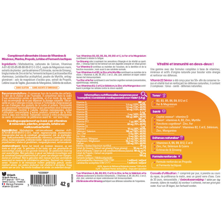 Programme Vitaminé Senior - Cure Flash + Senior