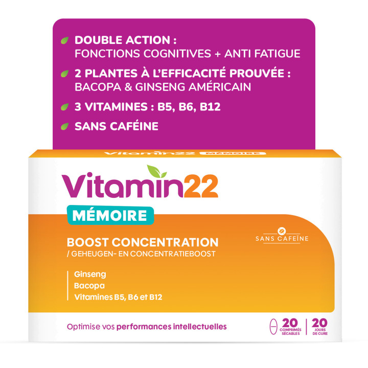 Mémoire boost Concentration